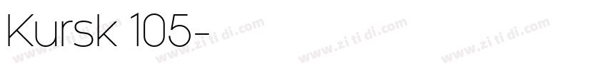 Kursk 105字体转换